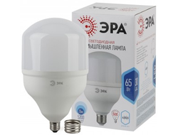 ЭРА стандарт высокомощн.(колокол) E27/E40 65W(5200lm) 4000K 4K 274x160 POWER T160-65W-4000 8298