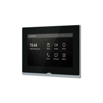 Novicam IMPULSE 7 IP WIFI BLACK - IP видеодомофон с сенсорным дисплеем 7", c переадресацией на смартфон с DVR (Smart Life/Tuya Smart)