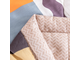 Комплект постельного белья Евро сатин с одеялом покрывалом рисунок Абстракция OB118