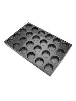 ПРОТИВЕНЬ ДЛЯ ГАМБУРГЕРОВ 580X980X30, 24 ЯЧЕйКИ 105, АЛЮМИНИЙ С АНТИПРИГАРНЫМ ПОКРЫТИЕМ