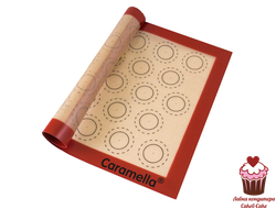 Коврик для макарон армированный Caramella 30х40 см (28 кругов по 3-4,5 см)