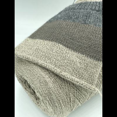 Filati Biagioli Modesto art. METALLIKE (филати биаджиоли модесто арт. металлике), состав: 76% WS кашемир, 17% VI вискоза, 7% PL люрекс, Nm. 1050 м в 100 гр.