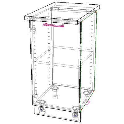 Стол кухонный Аляска Н-40 (400)