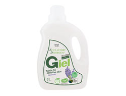 GIEL Super Power Lavender 3L/Гель для стирки Giel Super Power эко гель для стирки концентрированный  для чувствительной кожи с лавандой (3 л)