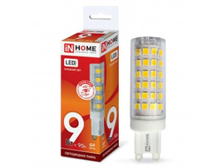 Лампа светодиодная ASD/inHome VC JCD G9 9W(810lm) 4000К 3K (без пульсации) 9932