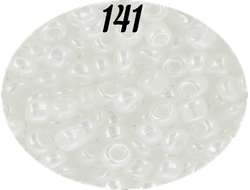Бисер Zlatka 8/0 10гр цвет № 0141 белый жемчужный