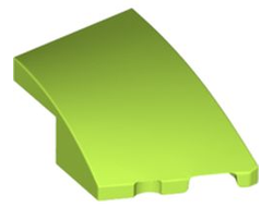 Wedge 3 x 2 Right No Studs, Lime (80178 / 6375816)