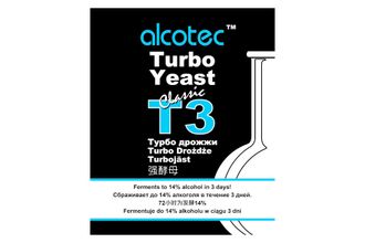 Спиртовые дрожжи Alcotec Turbo 3, 120 г