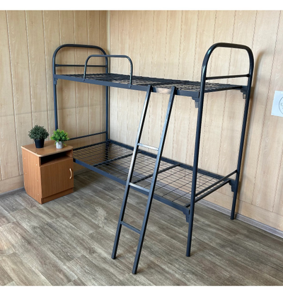 Кровать металлическая двухъярусная, усиленная  арт. 006+