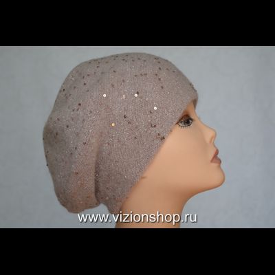 Классический женский берет Vizio Визио Италия 6457 розовый