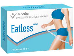 Концентрат напитка сухой &laquo;Eatless new&raquo; (&laquo;Итлесс нью&raquo;), 7 саше ерия: Управление весом Артикул: 15625 Вес: 35 гр.