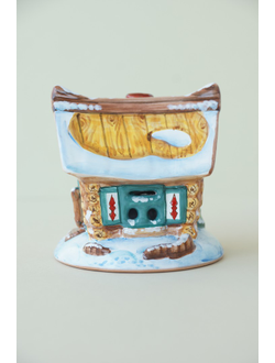 Деревенский домик (подсвечник)