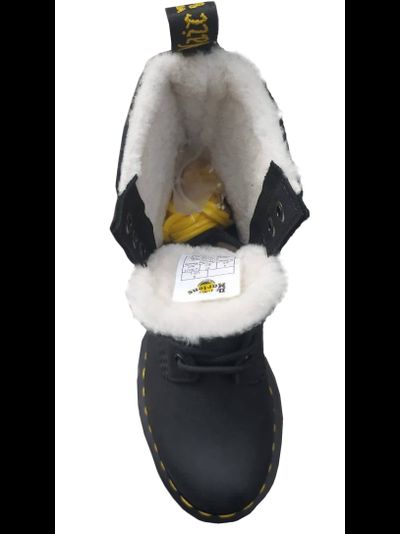 DR. MARTENS 1460 SERENA BLACK MOHAWK НУБУК С МЕХОМ