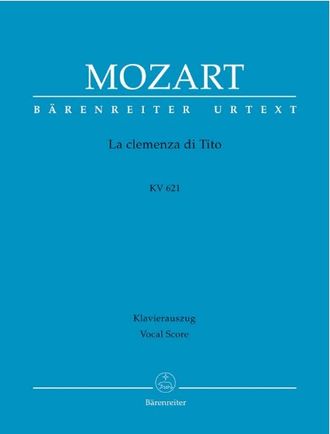 Mozart. La clemenza di Tito KV621 Klavierauszug (dt/it)