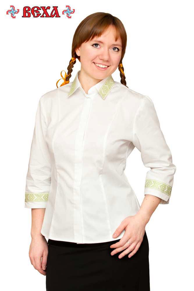 Блуза женская "Русский узор".