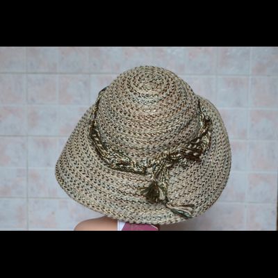 Шляпа из соломки женская Vizio Италия 5729 FF 2
