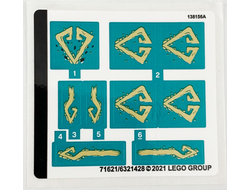 Sticker Sheet for Set 71746 - 71621/6321428, n/a (71746stk01)