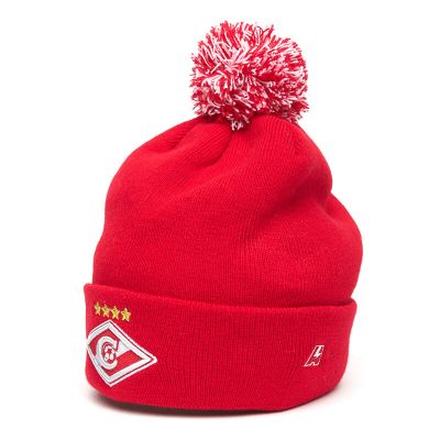 Шапка ФК СПАРТАК красная 93505