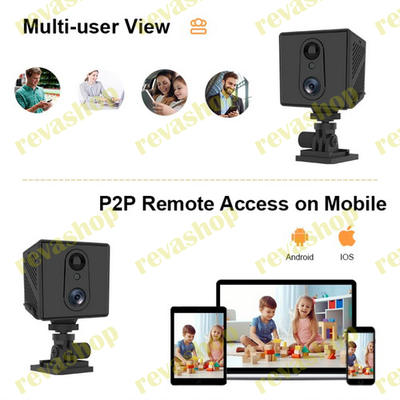 мини-камера видеонаблюдения, 4G, 3000 мАч, 3 Мп, 1080P Full-HD, функция ночного видения, мини-камера