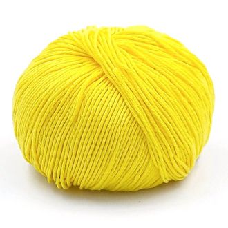 Ярко желтый арт.012 Baby cotton 100% египетский хлопок 50г/180м