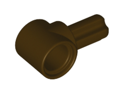 Technic, Axle and Pin Connector Hub with 1 Axle, Dark Brown (22961 / 6134197)