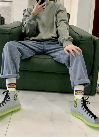 с какими брюками надевать серые Кеды Converse All Star Cx Stretch 171966C