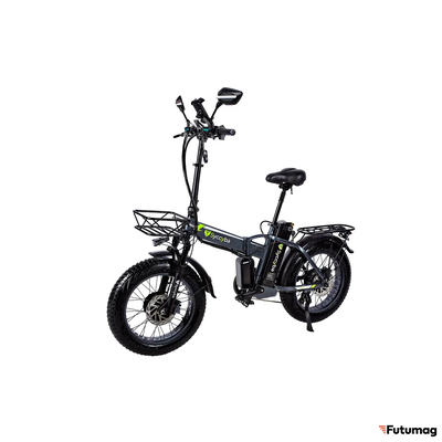 Электровелосипед SYCCYBA H1 (F10) DUAL 23AH серый