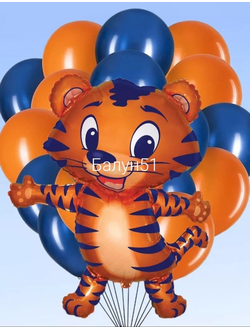 10 шаров на грузе + фигура