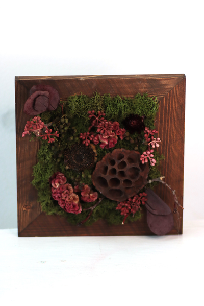 Новогодняя эко-картина № 1178