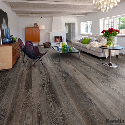 Паркетная доска Karelia Дуб Story 138 Country Vision купить в интернет-магазине karelia-floor.ru