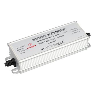 ИПН Arlight ARPV-48200-A1 (48V, 4.2A, 200W) (IP67 Металл)