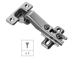 SALE Петля  45 градусов БЕЗ ПРУЖИНЫ, с ответной планкой H-2 45мм, с еврошурупом ZP-COCAKT45H2-ZE GTV