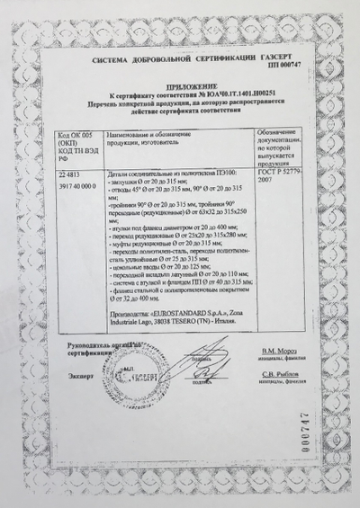 Муфта электросварная d20 sdr11 ПЭ100 Eurostandard