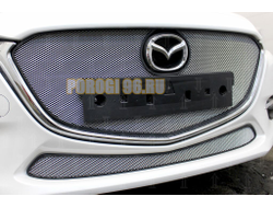 Защита радиатора Mazda 3 2016-2019 chrome низ
