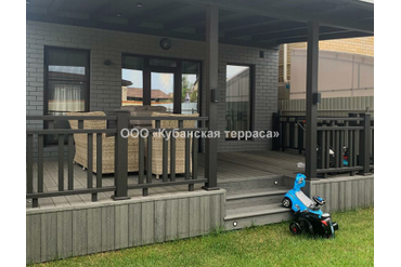 Терраса и ограждения ДПК