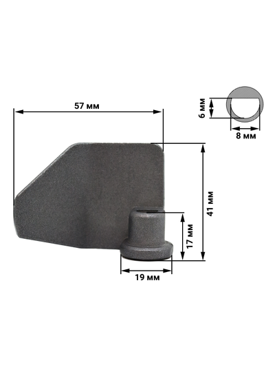 Оригинальная лопатка (тестомешалка) для хлебопечек Tefal OW4000