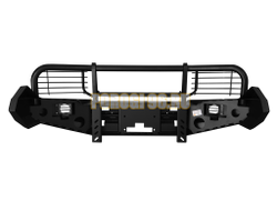 Передний силовой бампер серии Трофи на Nissan Navara III (D40 STX) 2010-2015 (02.048.03)