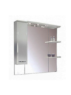 АКВАТОН. Зеркало со шкафом "Эмили 105" 86-2 (1107*1050*178) левый