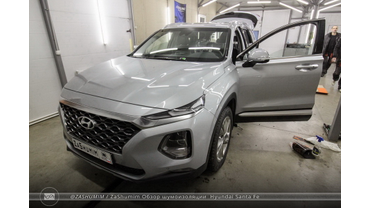 Фото отчет шумоизоляции Hyundai Santa Fe