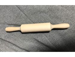 Скалка с ручками 330*45 мм заготовка для раскатки теста