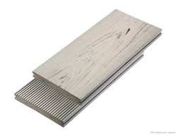 Террасная доска Bruggan Multicolor полнотелая Smoke white