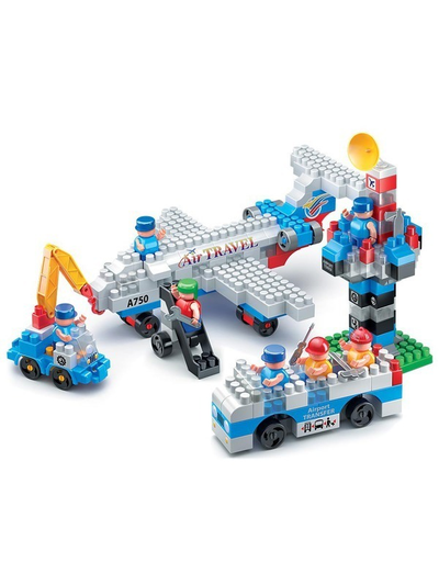 Детский развивающий конструктор Bauer Самолет "AVIA"