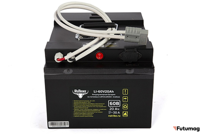 Литиевый тяговый аккумулятор RuTrike (18650 MnCoNi) 60V20A/H (копия)