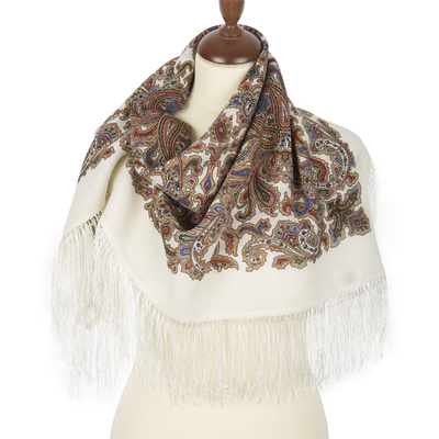 Павловопосадский платок Оберег 1638-1