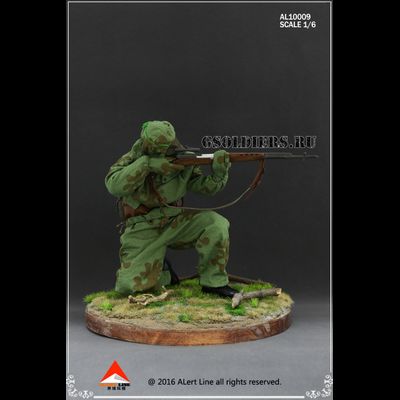 Советский снайпер с СВТ-40 - коллекционная фигурка 1/6 WWII The Soviets sniper suit AL10009 - Alert Line