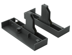 Соединитель передней панели для низкого внутреннего ящика LineBox H=88, графит  (12.0076)  AQ *