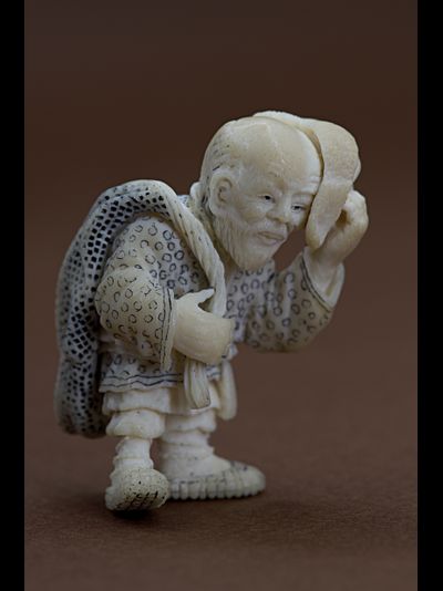 Нэцкэ "Рыбак"