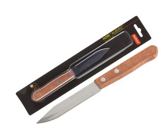 Нож с деревянной рукояткой ALBERO MAL-06AL MALLONY,  для овощей, 8,5 см (005170).