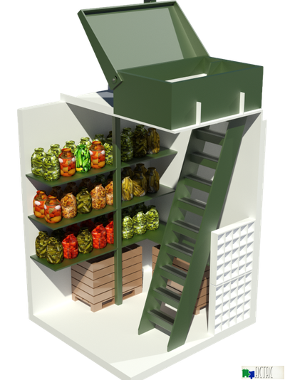 Погреб макет в разрезе Липецк