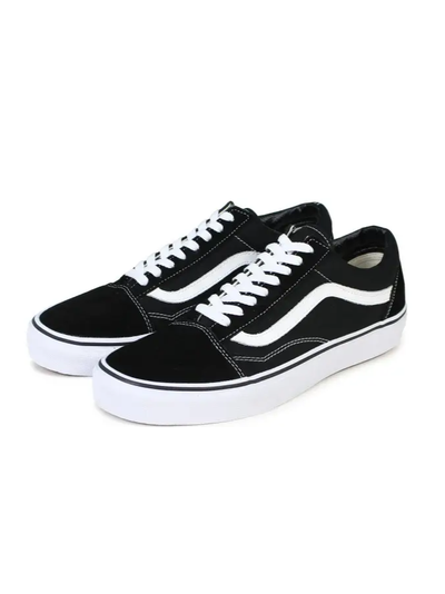 Vans Old Skool Platform Black White